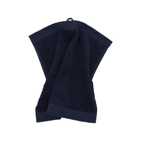 Tumši zils frotē kokvilnas dvielis 30x30 cm Comfort – Södahl-image-3