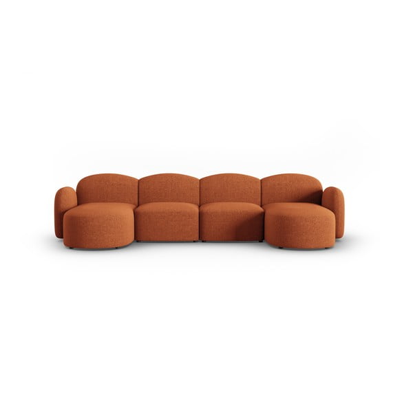 Oranžs stūra dīvāns Blair – Micadoni Home