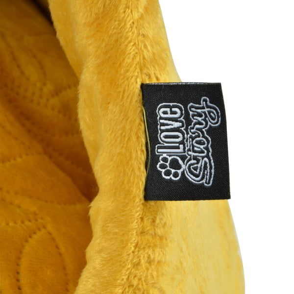 Sinepju dzeltena būdas veida gulta kaķiem ø 50 cm – Love Story-image-2