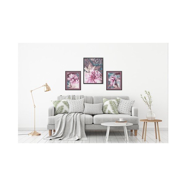 3 sienu gleznu komplekts Tablo Center Orchid