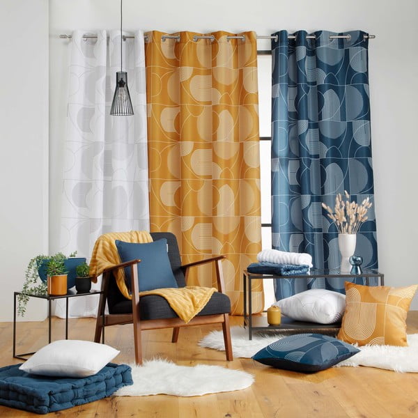 Balts dienas aizkars 140x280 cm Esquisse – douceur d'intérieur-image-3