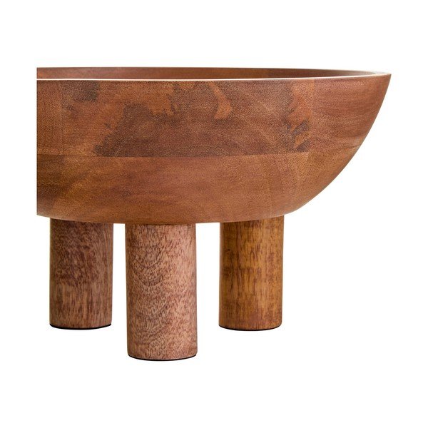 Dabīga toņa koka bļoda ø 27 cm Kara – Premier Housewares-image-4