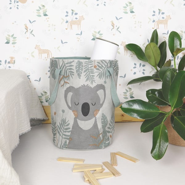 Uzglabāšanas grozs no auduma Nattiot Olsen, ø 30 cm-image-1