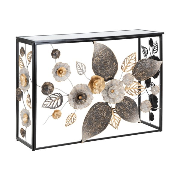 Melns konsoles galds 42x112 cm Glam Dark – Mauro Ferretti-image-3