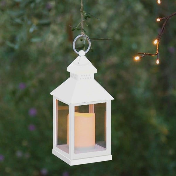 Liels balts dekoratīvs LED lukturis, piemērots izmantošanai ārpus telpām Tomasucci Lante-image-1