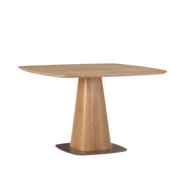 Ēdamgalds ar ozolkoka imitāciju 120x120 cm Etel – MOME