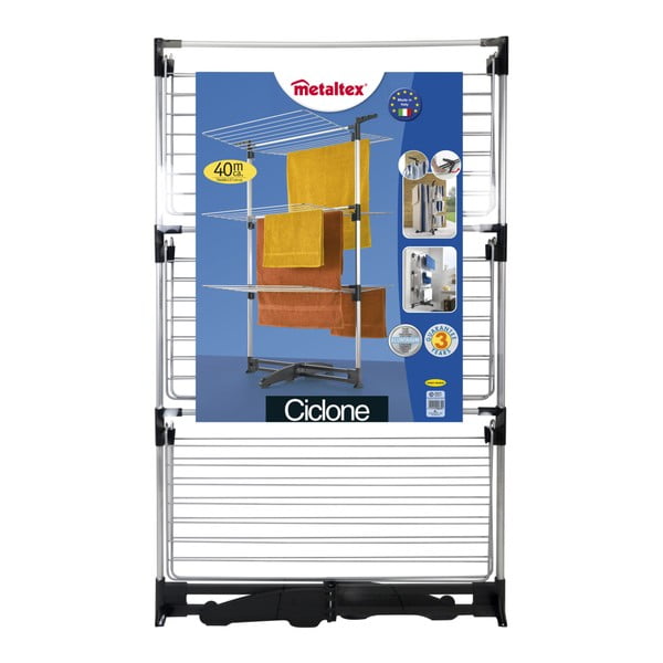 Mainīgs drēbju pakaramais Metaltex Ciclone-image-3