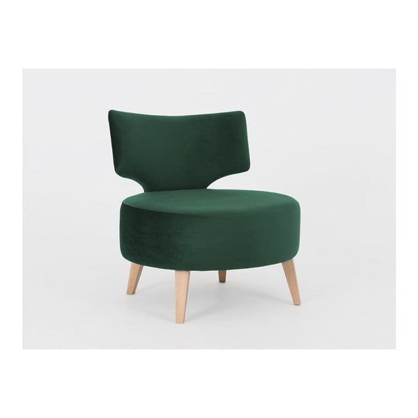 Tumši zaļš Custom Form Flippin krēsls-image-1