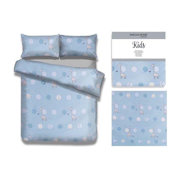 Bērnu kokvilnas gultasveļa AmeliaHome Dreamland, 135 x 200 cm-image-2