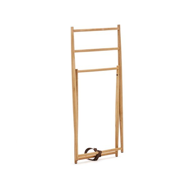 Dabīga toņa tīkkoka masīvkoka uzvalku pakaramais Roxana – Kave Home-image-3