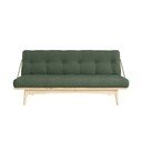 Izvelkamais dīvāns Karup Folk Clear/Olive Green