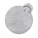 Gaiši pelēks apaļš paklājs ø 160 cm Panglao New York Light Grey – Elle Decoration