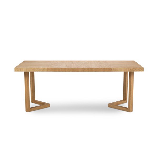 Izvelkamais ēdamgalds no ozola masīvkoka Windsor & Co Sofas Skarde, ø 100 cm-image-2
