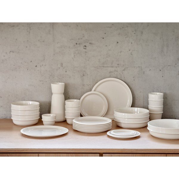 Krēmkrāsas porcelāna servēšanas bļodiņa 1,4 l Eau – Zone-image-1