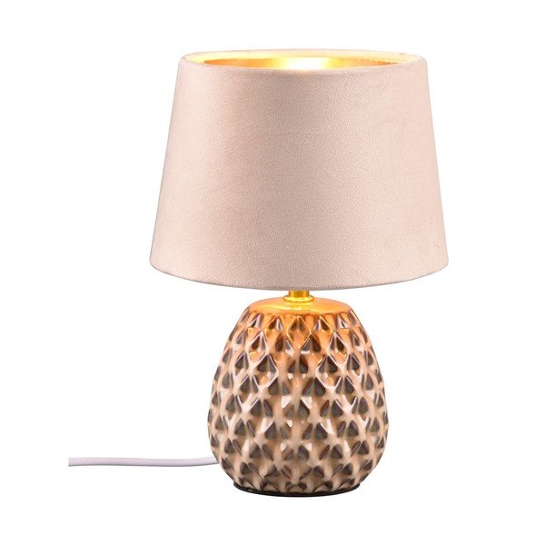 Bēša galda lampa (augstums 27 cm) Ariana – Reality-image-2
