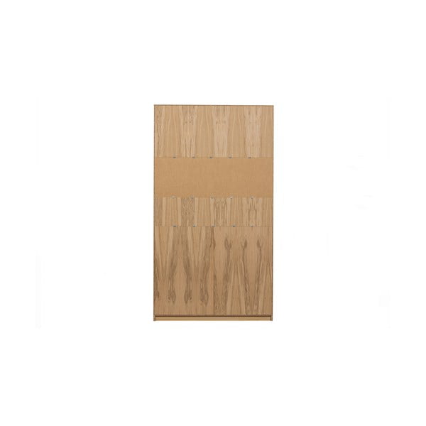 Dabīga toņa modulārais grāmatu plaukts ar ozolkoka imitāciju 110x199 cm Modulair – vtwonen-image-4