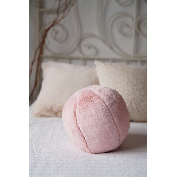 Mikroplīša dekoratīvais spilvens ø 25 cm Top – Mioli Decor-image-1