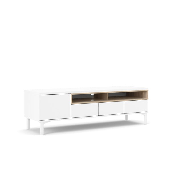 Balts TV galdiņš 156x48x48 cm Roomers – Tvilum-image-3
