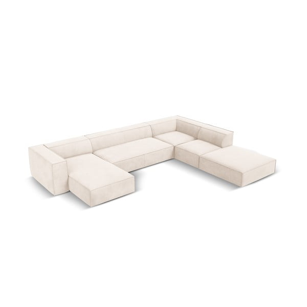 Krēmkrāsas stūra dīvāns (ar labo stūri) Madame – Windsor & Co Sofas-image-2