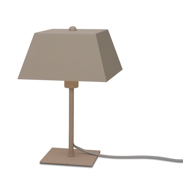 Bēša galda lampa ar metāla abažūru (augstums 31 cm) Perth – it's about RoMi