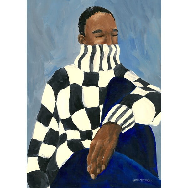 Plakāts 50x70 cm Check – Hanna Peterson – The Poster Club