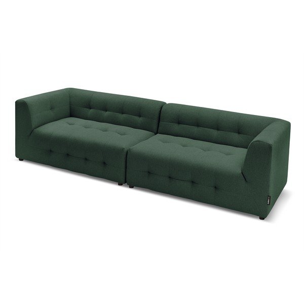 Tumši zaļš dīvāns 324 cm Kleber – Bobochic Paris-image-3