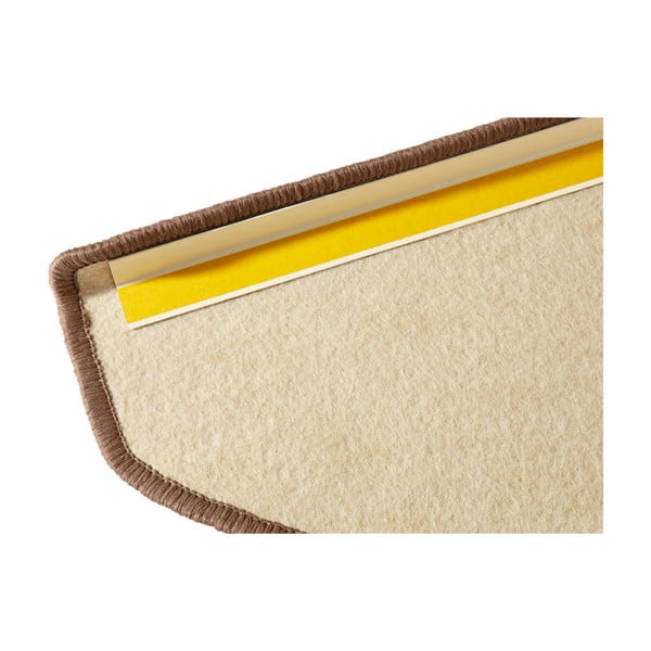 15 brūnu kāpņu paklāju komplekts Hanse Home, 23 x 65 cm-image-3