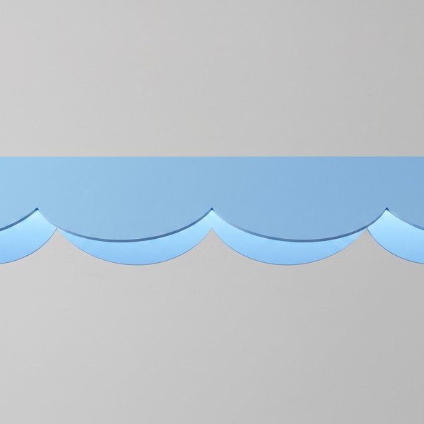 Gaiši zila alumīnija LED piekaramā lampa BISCUIT – Thoro-image-4