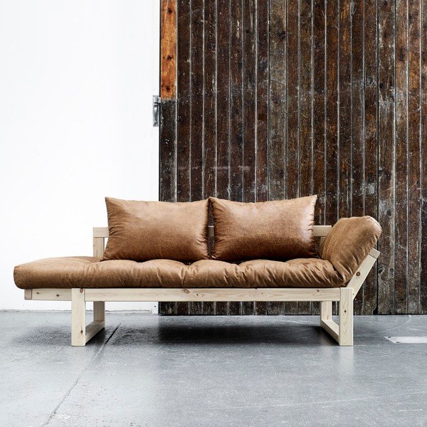 Dīvāns Karup Vintage Edge Natural/Cognac-image-2