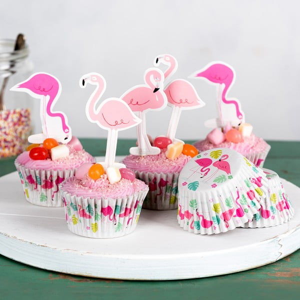 Rex London Flamingo Bay cupcake dekorēšanas komplekts-image-1