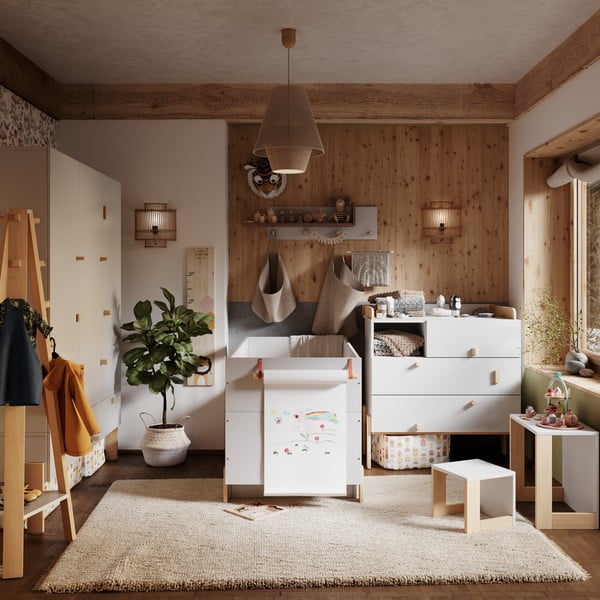 Gaiši pelēks pārtinamais galds Cube – Pinio-image-3