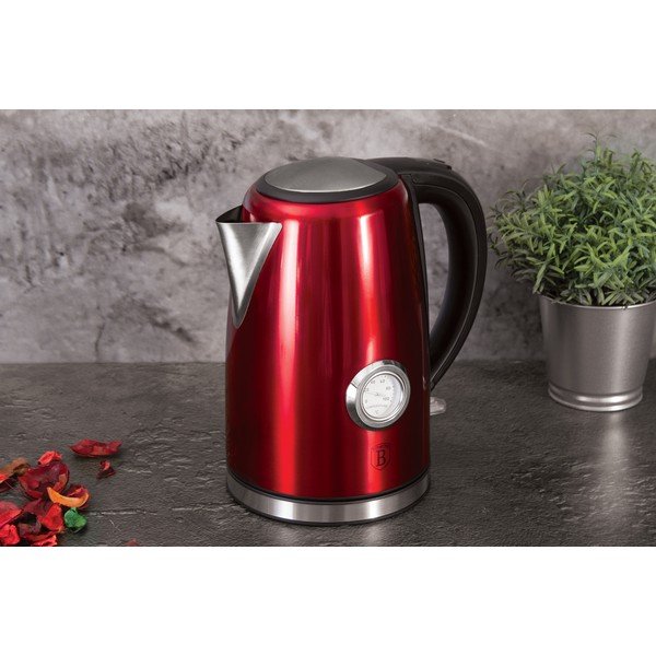 Sarkana tējkanna 1,7 l Burgundy Metallic Line – BerlingerHaus-image-1