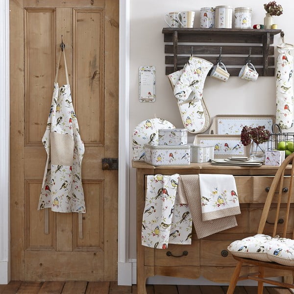 Kokvilnas priekšauts Cooksmart ® Dawn Chorus Manekens-image-1