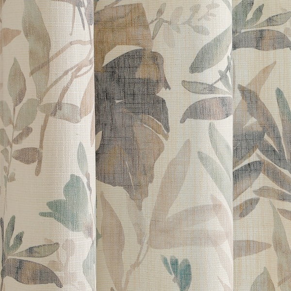 Krēmkrāsas/dūmakaini zils aizkars 135x250 cm Celesta – Restilo-image-2