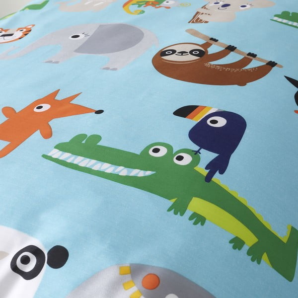 Bērnu gultasveļa ar dzīvnieku motīvu Catherine Lansfield, 135 x 200 cm-image-3