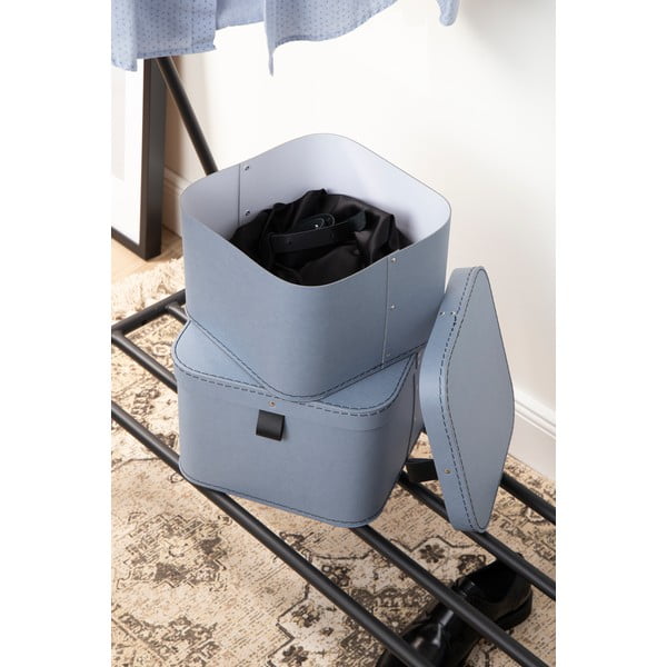 Kartona uzglabāšanas kastes ar vāku (2 gab.) Ludvig – Bigso Box of Sweden-image-3