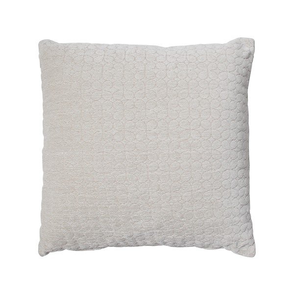 Balts spilvens WOOOD Dana, 45 x 45 cm