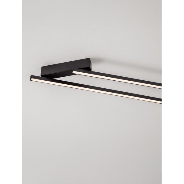 Matēti melna alumīnija LED griestu lampa ar regulējamu spilgtumu 4x309 cm Briana – Nova Luce-image-3