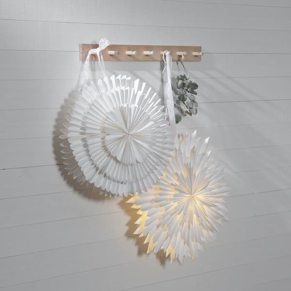 Balts Ziemassvētku gaismas dekors ø 50 cm Frost – Star Trading