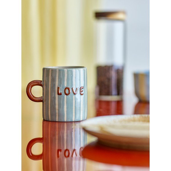 Gaiši zila keramikas krūze 325 ml Cherish – Bloomingville-image-2