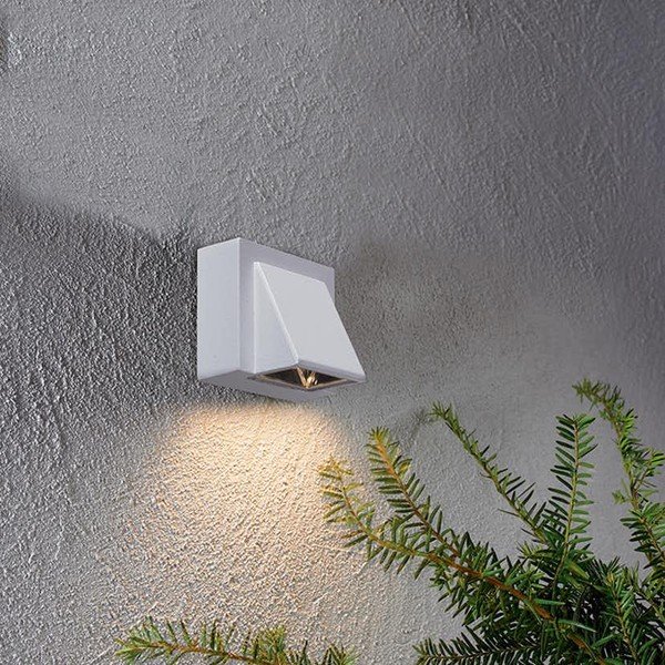 Balta sienas lampa Markslöjd Carina, 8 x 7,5 cm-image-1