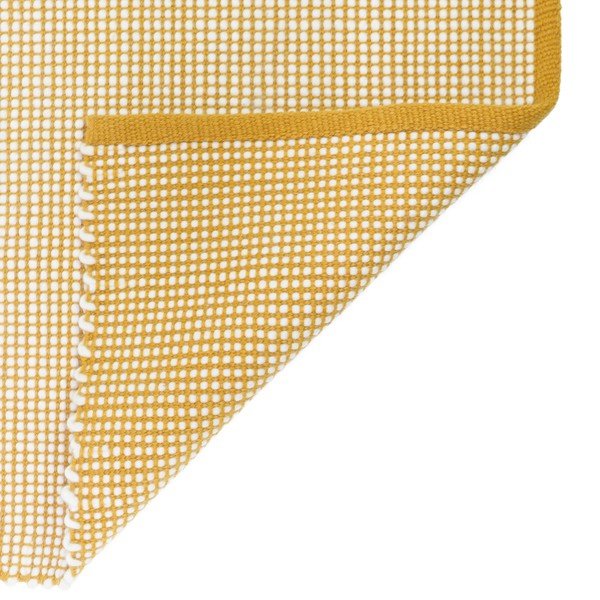 Dzeltens paklājs ar vilnu 170x110 cm Bergen – Nattiot-image-4