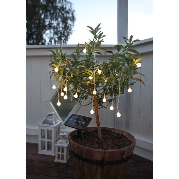 Āra LED lampiņu virtene ar saules baterijām Star Trading Globini, garums 4,75 m-image-1