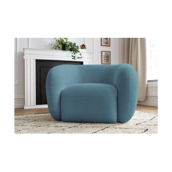 Zils atpūtas krēsls Celine – Bobochic Paris-image-1