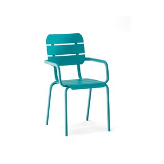 4 zilu dārza krēslu komplekts ar atzveltnēm Ezeis Alicante