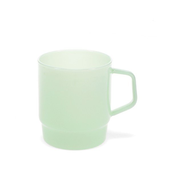 Piparmētru zaļa stikla krūze 280 ml – Rex London
