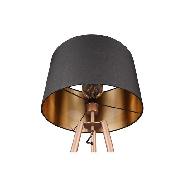 Brūna stāvlampa ar plauktu (augstums 152 cm) Colette – Reality-image-3