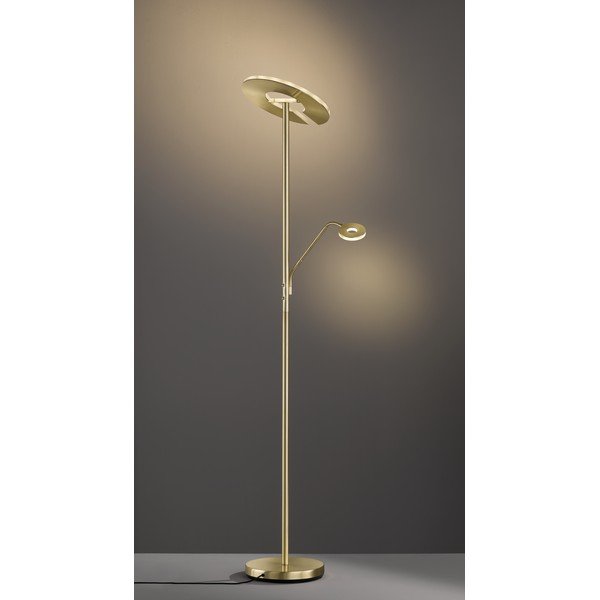 Zelta krāsas LED stāvlampa ar regulējamu spilgtumu (augstums 180 cm) Dent – Fischer & Honsel-image-2