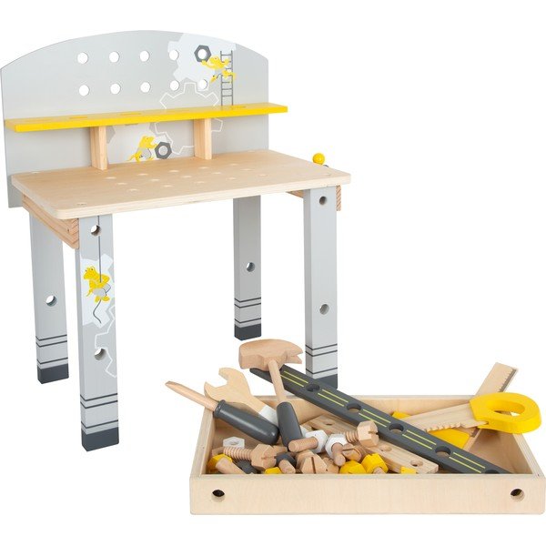 Bērnu koka darba galds ar instrumentiem Legler Mini-image-3