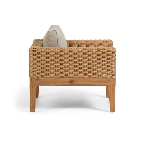 Dārza krēsls ar bēšiem spilveniem Kave Home Acae-image-3